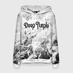 Толстовка-худи женская Deep Purple white graphite, цвет: 3D-белый