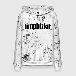 Толстовка-худи женская Limp Bizkit dirty ice, цвет: 3D-белый