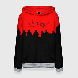 Толстовка-худи женская Lil Peep band, цвет: 3D-меланж