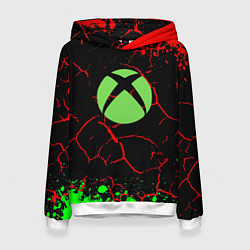 Толстовка-худи женская Xbox game studio, цвет: 3D-белый