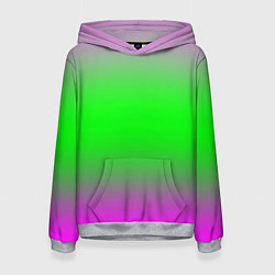 Толстовка-худи женская Градиент текстура, цвет: 3D-меланж