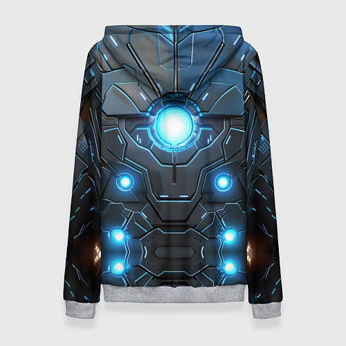 Женская толстовка Лунный спасатель / 3D-Меланж – фото 2