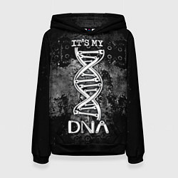 Толстовка-худи женская Its my DNA, цвет: 3D-черный