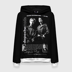 Толстовка-худи женская Depeche Mode Black Celebration 1986, цвет: 3D-белый