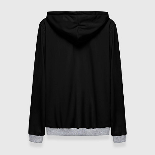 Женская толстовка Панда - самурай / 3D-Меланж – фото 2