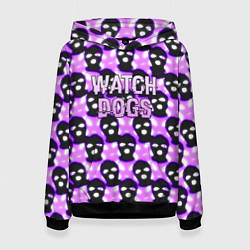 Толстовка-худи женская Watch dogs hacker, цвет: 3D-черный