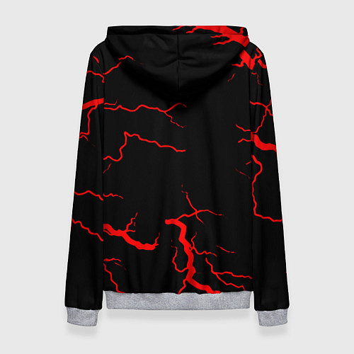 Женская толстовка Doom молнии / 3D-Меланж – фото 2