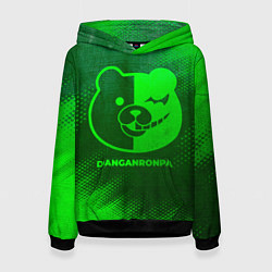 Толстовка-худи женская Danganronpa - green gradient, цвет: 3D-черный