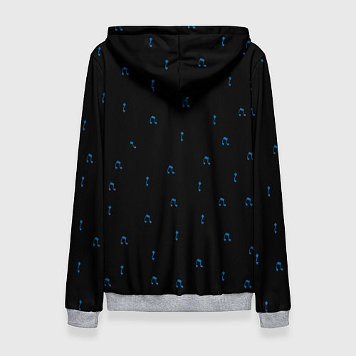 Женская толстовка Я просто не люблю людей / 3D-Меланж – фото 2