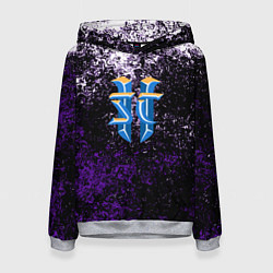 Толстовка-худи женская Starcraft брызги красок, цвет: 3D-меланж