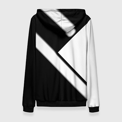 Женская толстовка Juventus geometry steel / 3D-Черный – фото 2