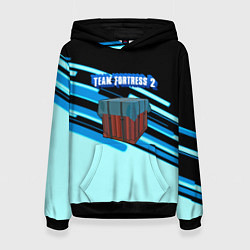 Толстовка-худи женская Team Fortress line, цвет: 3D-черный