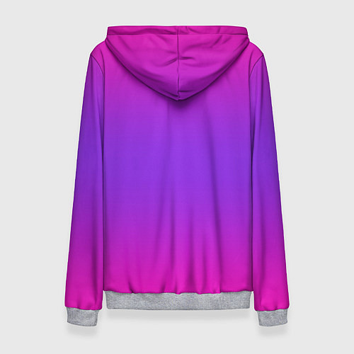 Женская толстовка Sally Face neon gradient / 3D-Меланж – фото 2