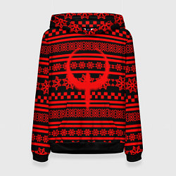 Женская толстовка Quake winter pattern
