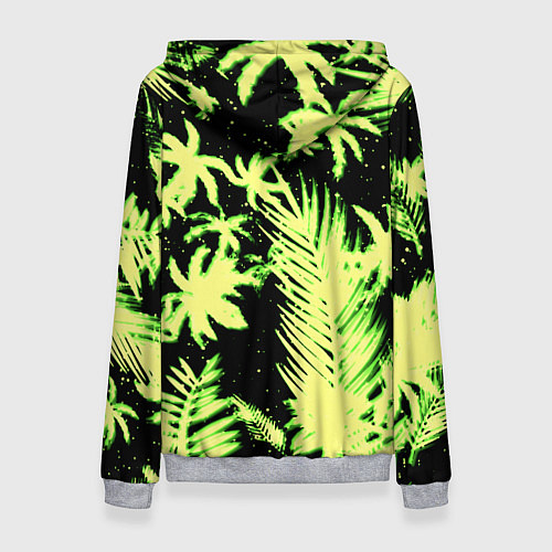 Женская толстовка Doom тропический стиль кислота / 3D-Меланж – фото 2