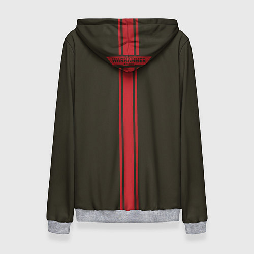 Женская толстовка Орк воин Warhammer / 3D-Меланж – фото 2