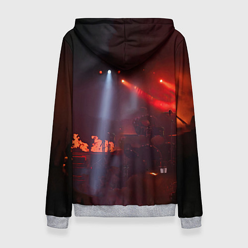 Женская толстовка Алиса Кинчев концерт / 3D-Меланж – фото 2