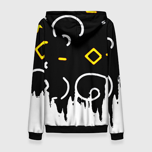Женская толстовка Doom game pattern / 3D-Черный – фото 2