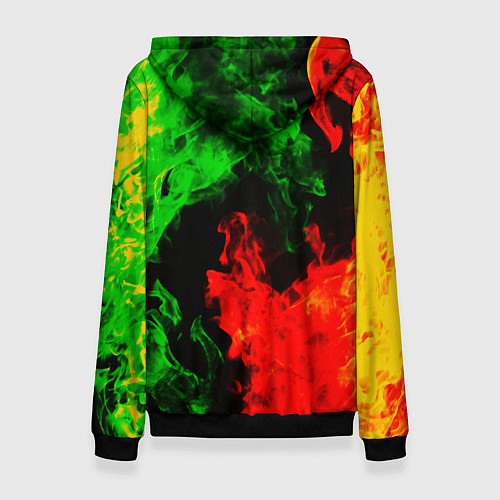 Женская толстовка Elden ring в огне рпг / 3D-Черный – фото 2