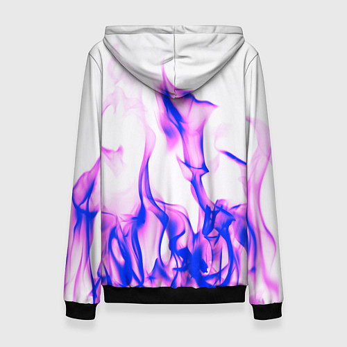 Женская толстовка RUST game neon steel / 3D-Черный – фото 2