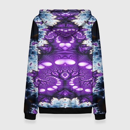 Женская толстовка Абстрактная иллюзия текстура / 3D-Черный – фото 2