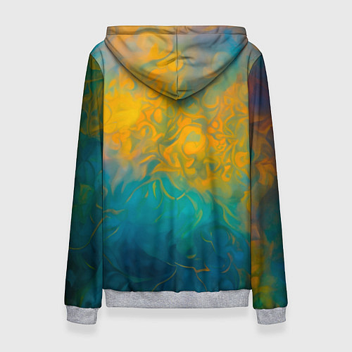 Женская толстовка Нейросеть - безумный клоун / 3D-Меланж – фото 2