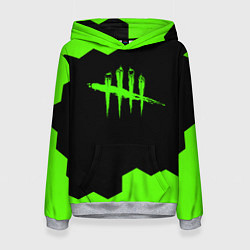 Толстовка-худи женская Dead by daylight hexagon, цвет: 3D-меланж