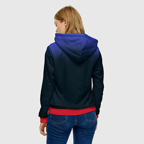 Женская толстовка Хван Ин Хо - Игра в кальмара / 3D-Красный – фото 4