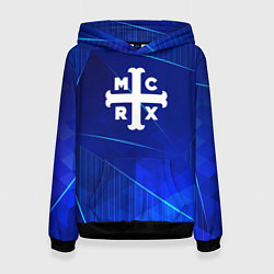 Толстовка-худи женская My Chemical Romance blue poly, цвет: 3D-черный