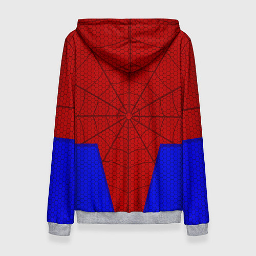 Женская толстовка Spider-Man - eyes / 3D-Меланж – фото 2