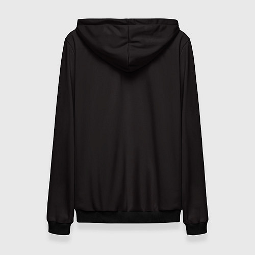 Женская толстовка Дед мороз хипстер в очках / 3D-Черный – фото 2