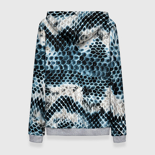 Женская толстовка Из кожи змеи / 3D-Меланж – фото 2