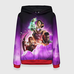 Толстовка-худи женская Poster Dragon age, цвет: 3D-красный