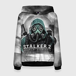 Толстовка-худи женская Stalker 2 heart of Chornobyl radiation, цвет: 3D-черный