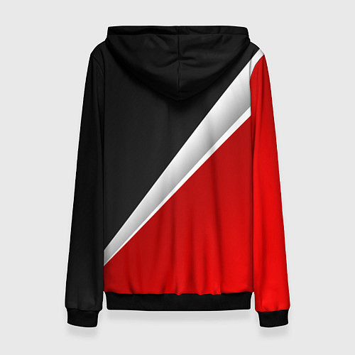 Женская толстовка Mitsubishi - черный и красный / 3D-Черный – фото 2