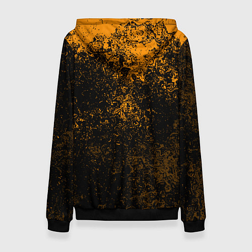 Женская толстовка Quake краски брызги оранжевый / 3D-Черный – фото 2