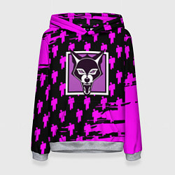 Толстовка-худи женская Rainbow six game, цвет: 3D-меланж