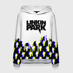 Толстовка-худи женская Linkin park human, цвет: 3D-меланж
