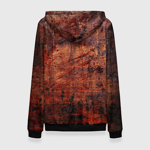 Женская толстовка Абстракция - rusty mood / 3D-Черный – фото 2