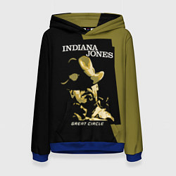 Толстовка-худи женская Indiana Jones and the Great Circle, цвет: 3D-синий