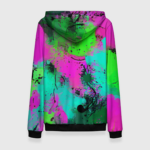 Женская толстовка Color impression - abstraction / 3D-Черный – фото 2