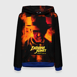 Толстовка-худи женская Indiana Jones and the Great Circle, цвет: 3D-синий
