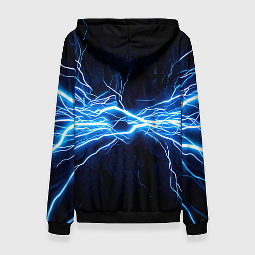 Женская толстовка Бостон Селтикс и удар молнии / 3D-Черный – фото 2