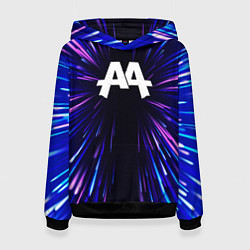 Толстовка-худи женская Asking Alexandria neon energy, цвет: 3D-черный