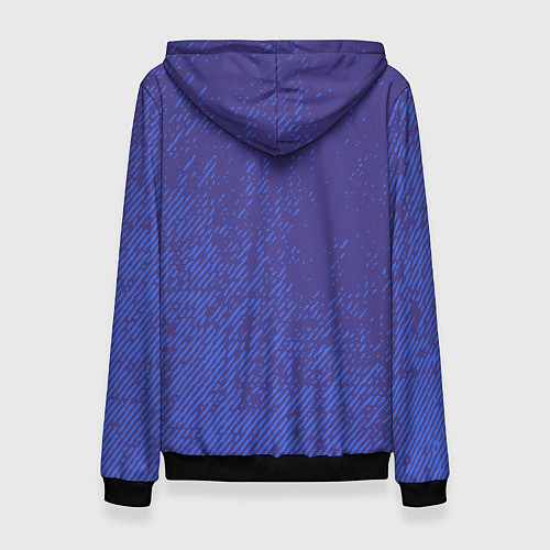 Женская толстовка Джинс с потертостями-синий / 3D-Черный – фото 2