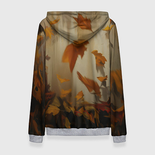 Женская толстовка Джокер - депрессивная осень / 3D-Меланж – фото 2