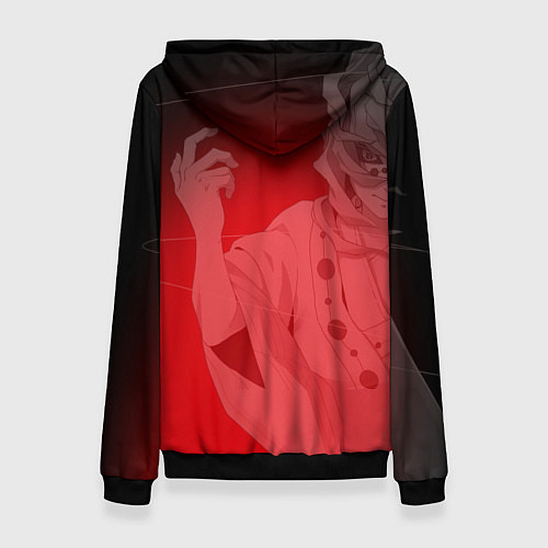 Женская толстовка Гора Натагумо - демон паук / 3D-Черный – фото 2