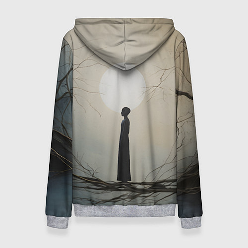 Женская толстовка Минималистичный сюрреализм / 3D-Меланж – фото 2