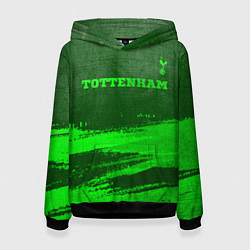 Женская толстовка Tottenham - green gradient посередине