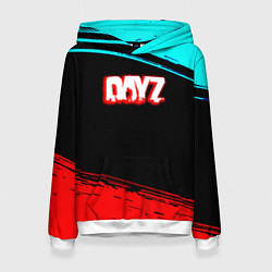 Толстовка-худи женская Dayz neon color, цвет: 3D-белый